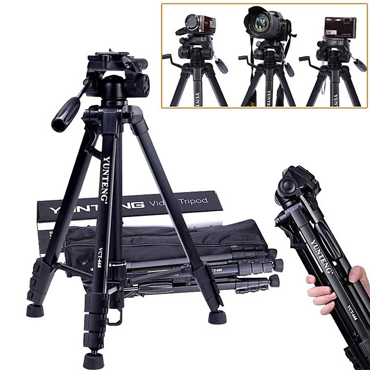 Chân Máy Ảnh Tripod Yunteng VCT - 668 - Hàng Nhập Khẩu